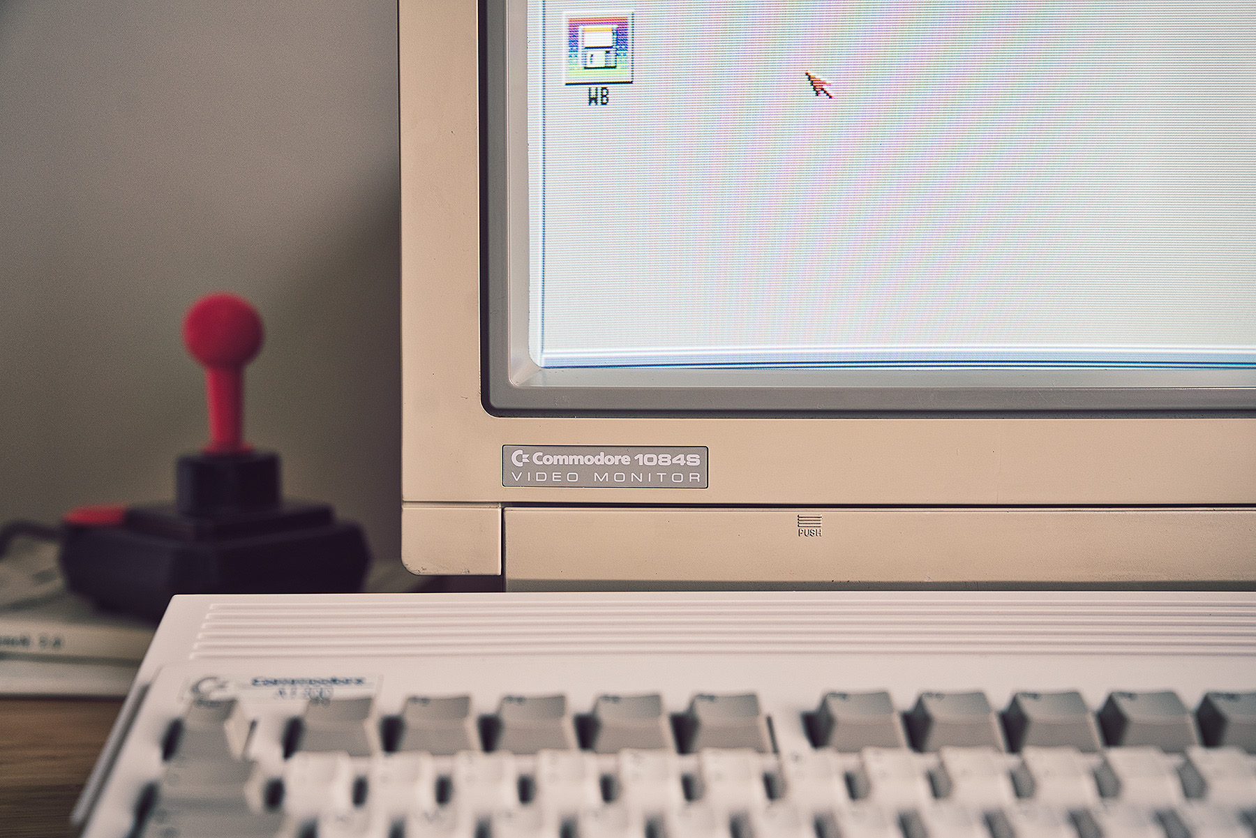 Commodore Amiga Manual and Joystick