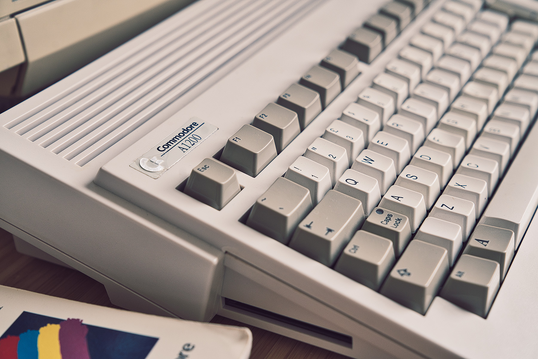 Commodore Amiga a1200 close-up photo